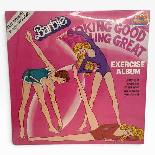 Barbie exercise album looking - barbie,